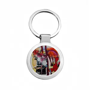 Hestia Deesse Circular Keychain