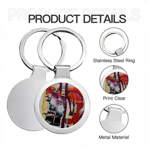 Hestia Deesse Circular Keychain