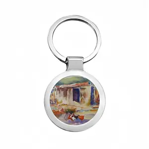 The Chicken Coop Circular Keychain