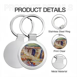 The Chicken Coop Circular Keychain