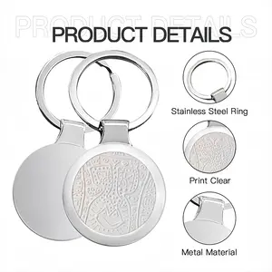 Cardi Circular Keychain