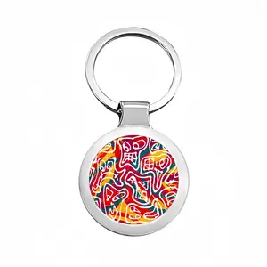 Equality - We Are All Different But At The End Of The Day We Play All In The Same Frame Circular Keychain