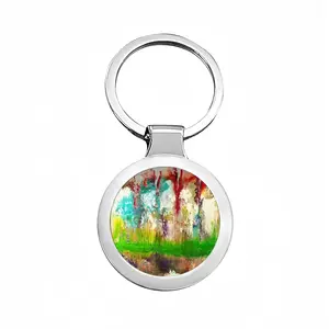 The Cloud Factory Circular Keychain