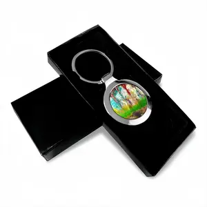 The Cloud Factory Circular Keychain