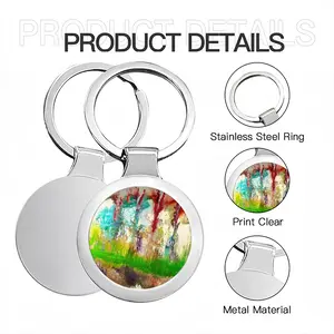 The Cloud Factory Circular Keychain