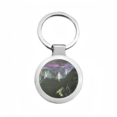 Horse With Many Legs Circular Keychain