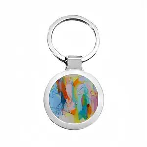 Revealed Spaces Circular Keychain