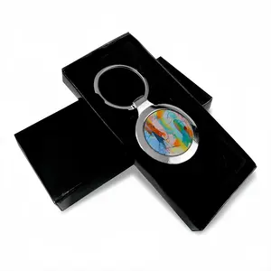 Revealed Spaces Circular Keychain