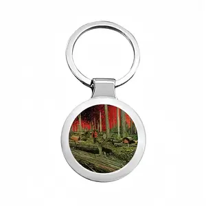 Firebreak Circular Keychain