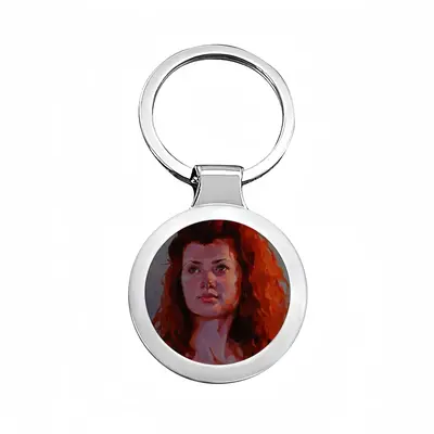 Tanya Circular Keychain