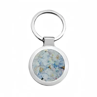 Peonies In The Stars Circular Keychain