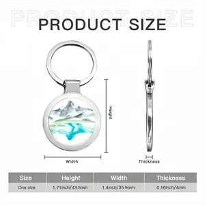 Watersprite Lake Circular Keychain