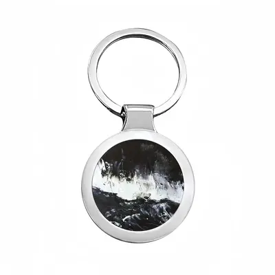 A Sudden Storm Circular Keychain