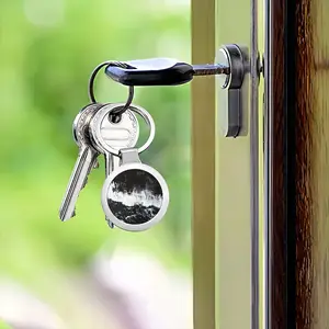 A Sudden Storm Circular Keychain