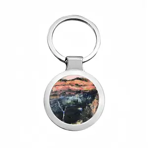 Sunrise Over The Blue Mountains Circular Keychain