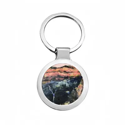 Sunrise Over The Blue Mountains Circular Keychain