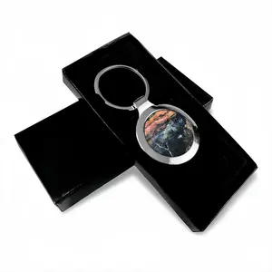 Sunrise Over The Blue Mountains Circular Keychain