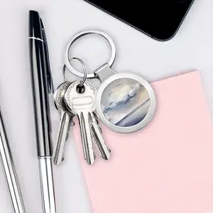 Matchstick Sky Circular Keychain