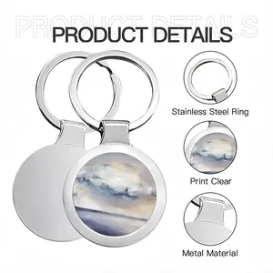 Matchstick Sky Circular Keychain