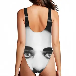 Women Charlie Chaplin One Piece Swimsuit