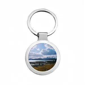 Cold Spring Day Circular Keychain