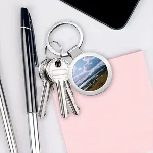 Cold Spring Day Circular Keychain