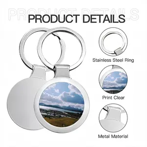 Cold Spring Day Circular Keychain