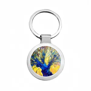 Lucky Tree Gift Idea Circular Keychain