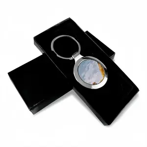 Over The Edge Circular Keychain