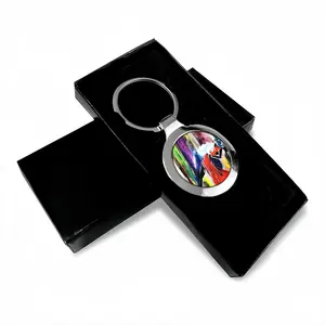 It Takes Two To Tango Circular Keychain