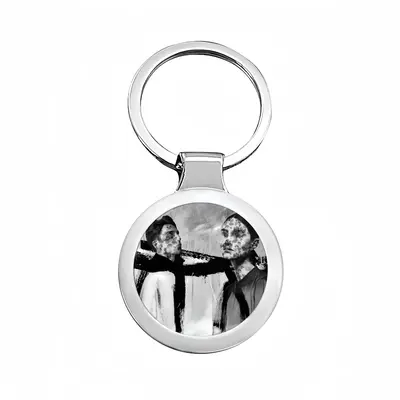 Between Us No Vii Circular Keychain