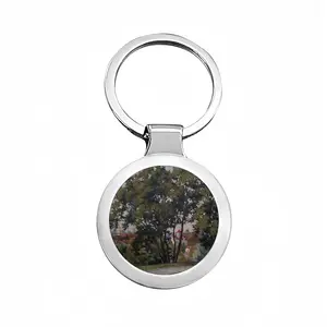 Autumn In Vilnius Circular Keychain