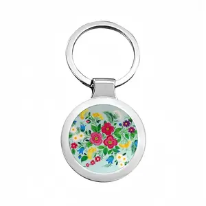 Hope Love Believe Circular Keychain