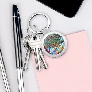 Ease Circular Keychain