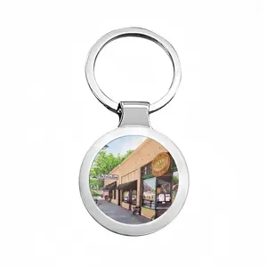 #17Th Street Shoppes Circular Keychain