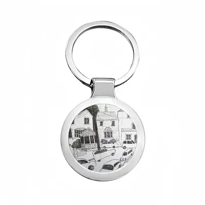 You Are Being Watched Circular Keychain