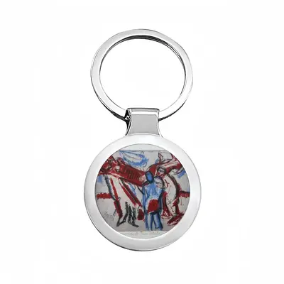 Smithfield Meat Market Circular Keychain