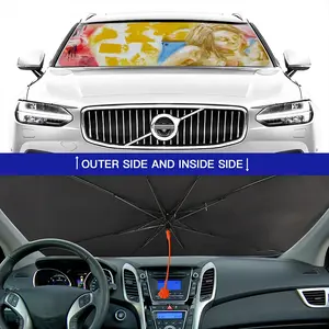 To Be Given To Be Worlded Car Sunshade Parasol