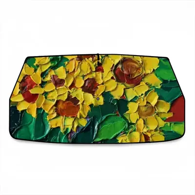 The Pleasure Of Flowers G Car Sunshade Parasol