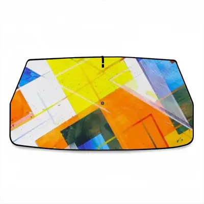 White Night Riot Car Sunshade Parasol