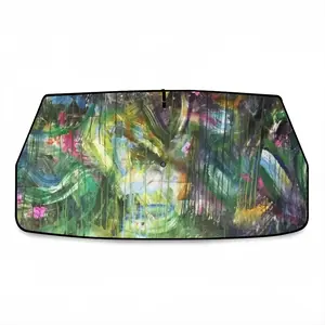 In The Rainforest Car Sunshade Parasol