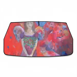 The Peacefulness Car Sunshade Parasol