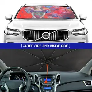 The Peacefulness Car Sunshade Parasol