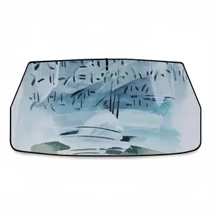 Watercolor - N Car Sunshade Parasol