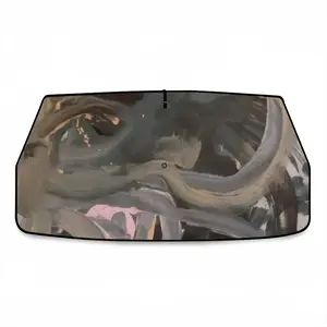 Grin Map Car Sunshade Parasol