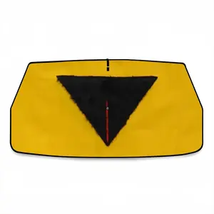 Pubic Flag Spain Car Sunshade Parasol