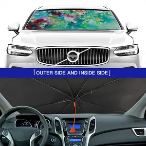 Calming Thoughts Car Sunshade Parasol