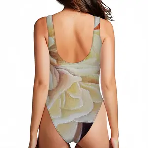 Women Roses One Piece Swimsuit