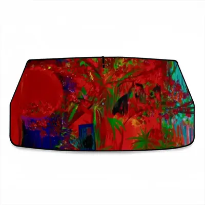 Everything Is Real Car Sunshade Parasol