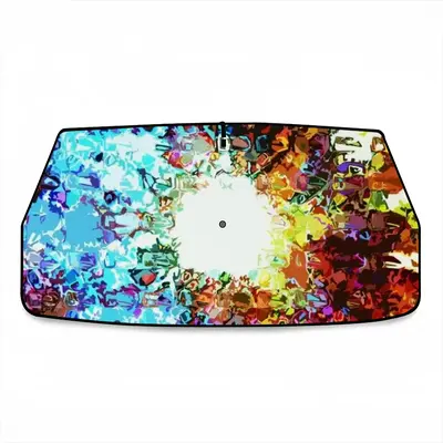 Worlds People Of The Suns Flower Car Sunshade Parasol